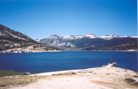 Where we hiked out to.